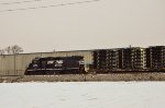GTW Flat car with Truck Chassis Load